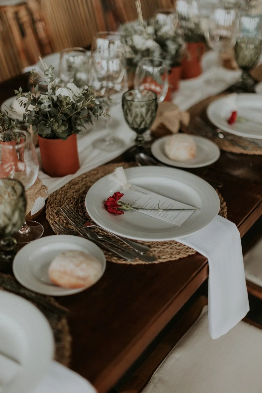 Mesa decorada para uma celebração
